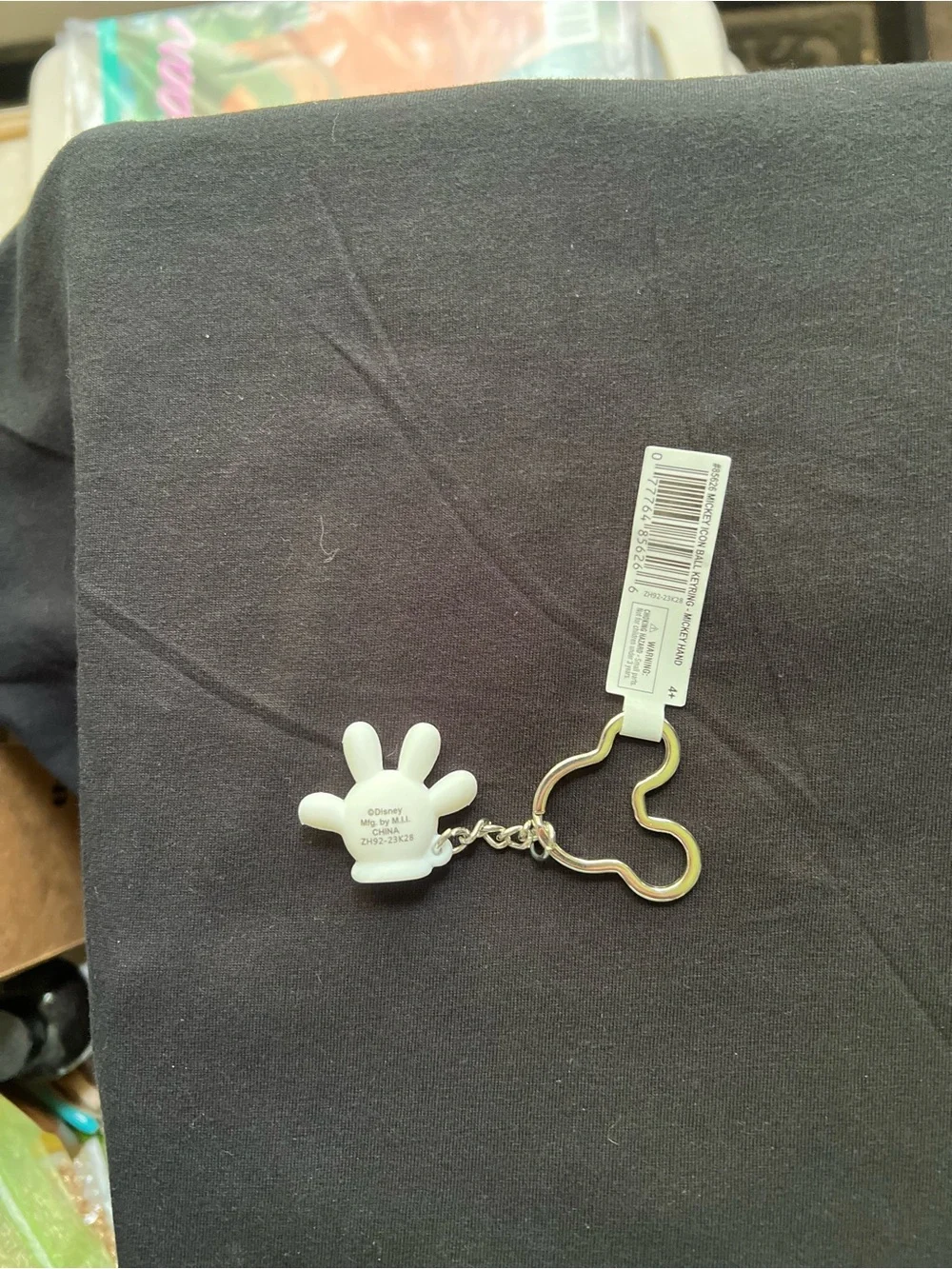 Disney keychain featuring